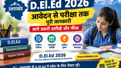 concept image of uttarakhand d.led exam