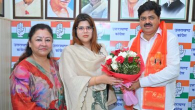 PankhuriPathak new media incharge of uttarkhand congress