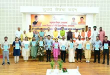CM Dhami with selected candidate