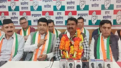 Uttarakhand: Political landscape in Rudraprayag shifts in five days; District Panchayat member leaves BJP to return to Congress.