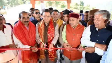 Chief Minister Pushkar Singh Dhami gifted 16 development projects worth approximately Rs 96 crore to Champawat.